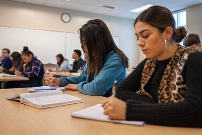 Students in class